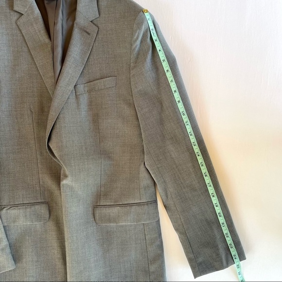 BANANA REPUBLIC Blazer Tollegno 1900 Extra Fine Merino Slim Fit 44R - Picture 11 of 16